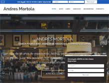 Tablet Screenshot of andresmortola.com